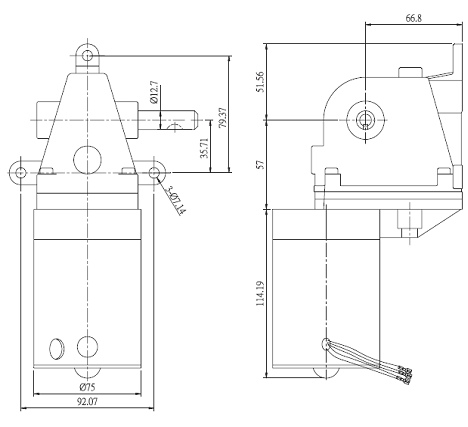 升降機(jī)微型減速電機(jī)圖紙 升降機(jī)微型減速電機(jī)圖紙